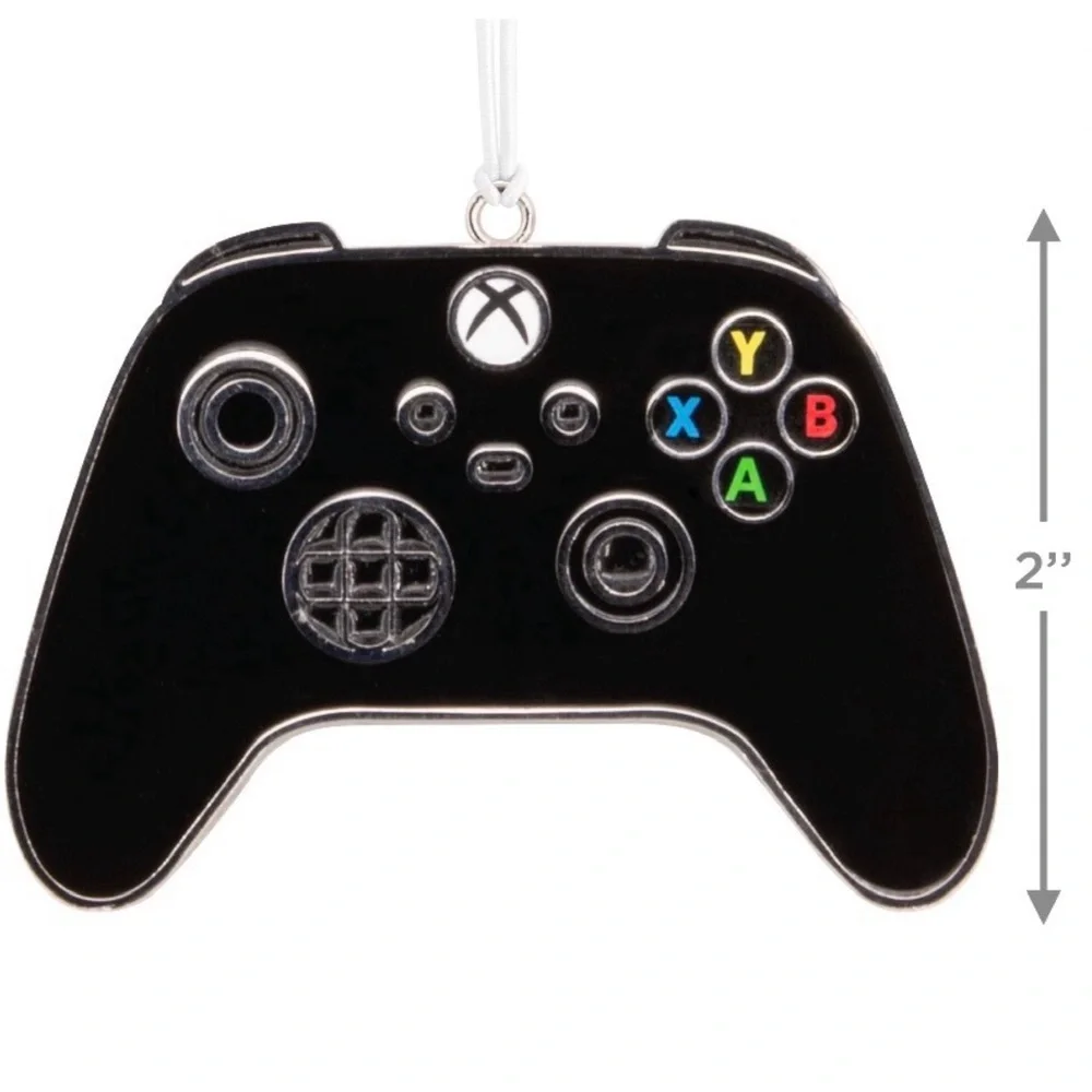 Hallmark “XBOX Black Video Game Controller” Metal Christmas Ornament (NWT)